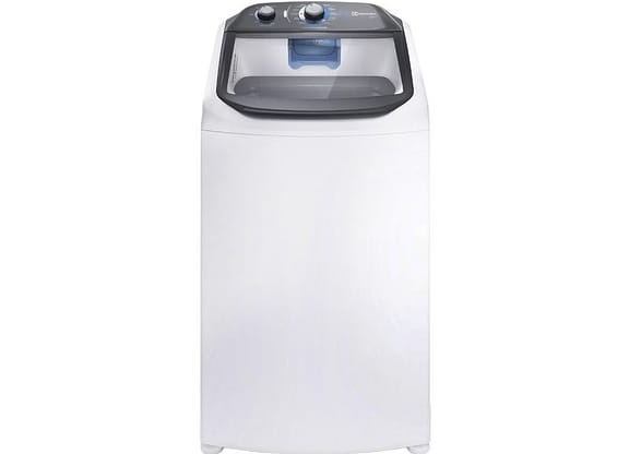 Lavadora de Roupas Electrolux 13kg Cesto Inox 10 Programas de Lavagem Branca Efficient LDA13