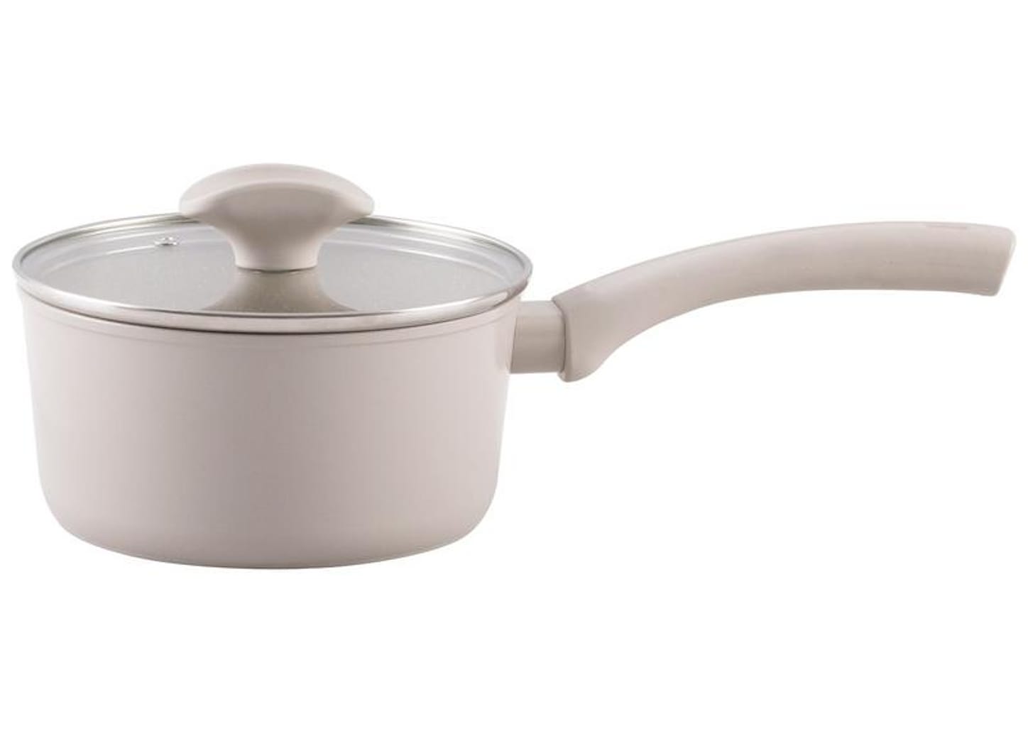 Jogo de Panelas Brinox de Alumínio Creme Mousse 5 Peças Optima