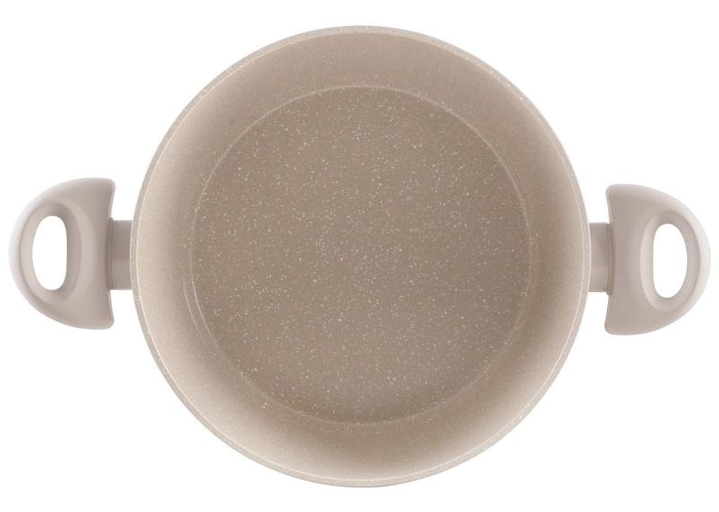 Jogo de Panelas Brinox de Alumínio Creme Mousse 5 Peças Optima