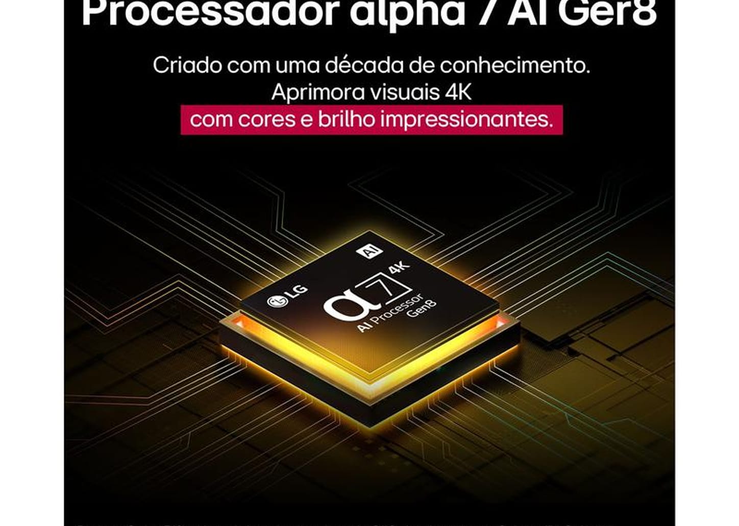 Smart TV 86" LG 4K Ultra HD 86UA8550PSA webOS 25 α7 AI Processor 4K Gen8 Alexa 3 HDMI 2.0 2 USB