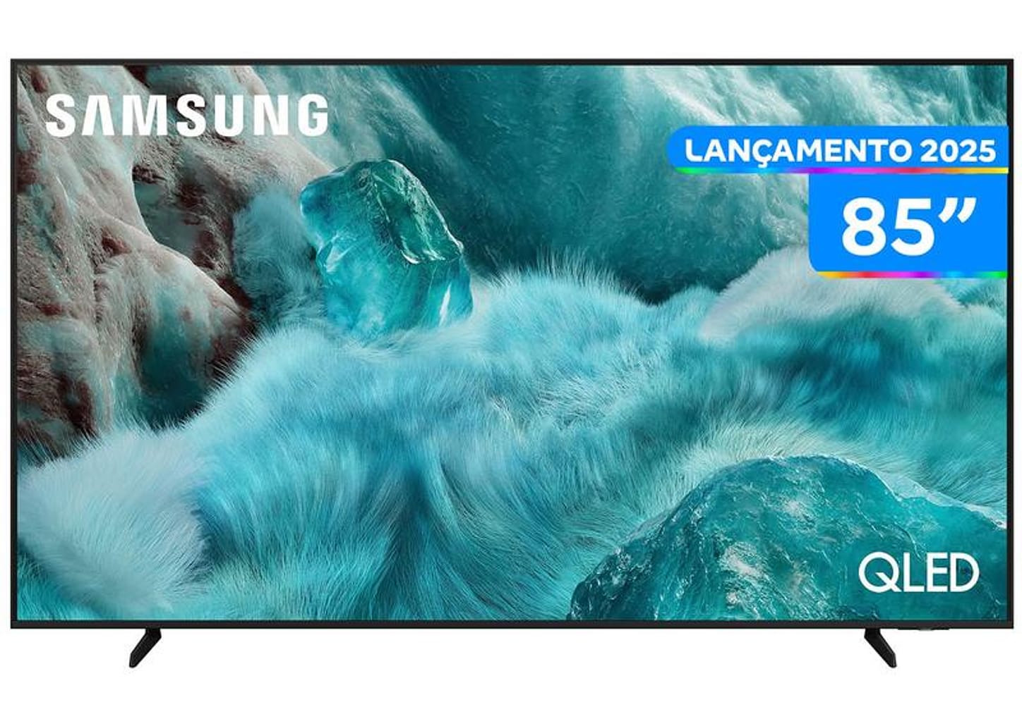 Smart TV 85" Samsung 4K QLED QN85Q7FAAGXZD Tizen Q4 AI 3 HDMI