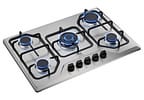Cooktop 5 Bocas a Gás GLP Electrolux Inox Acendimento Automático KE5XC