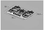 Cooktop 5 Bocas a Gás GLP Electrolux Inox Acendimento Automático KE5XC