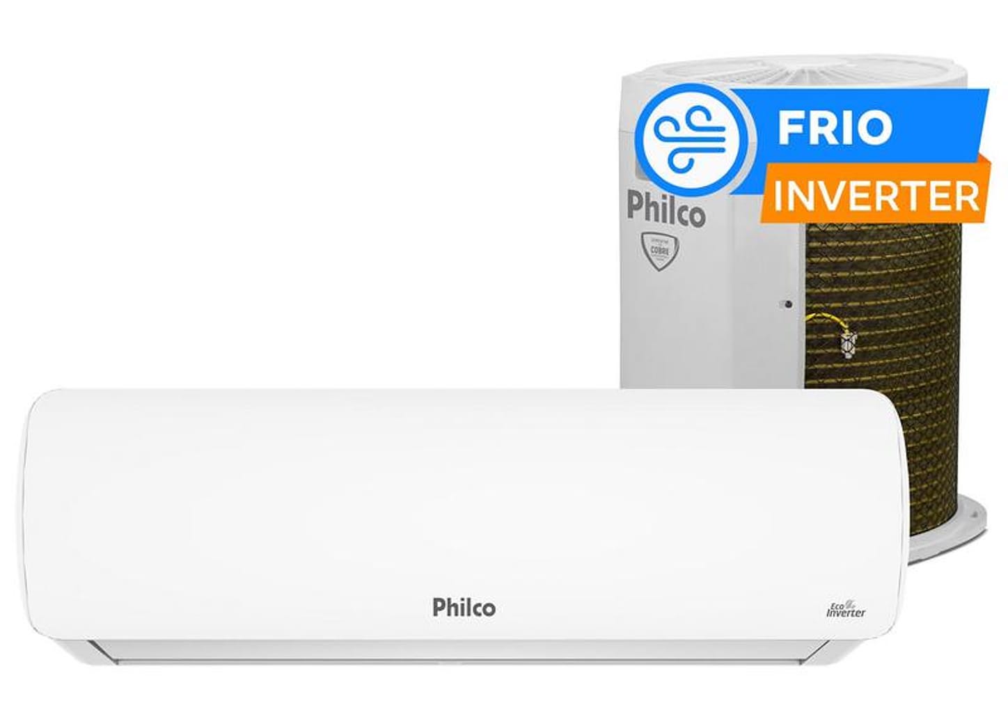 Ar-condicionado Split 18.000 BTUs Philco Inverter Frio Hi Wall PAC18FC INT
