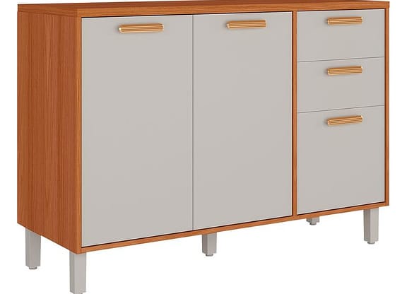 Balcão de Cozinha Itatiaia 3 Portas 2 Gavetas Itafriz