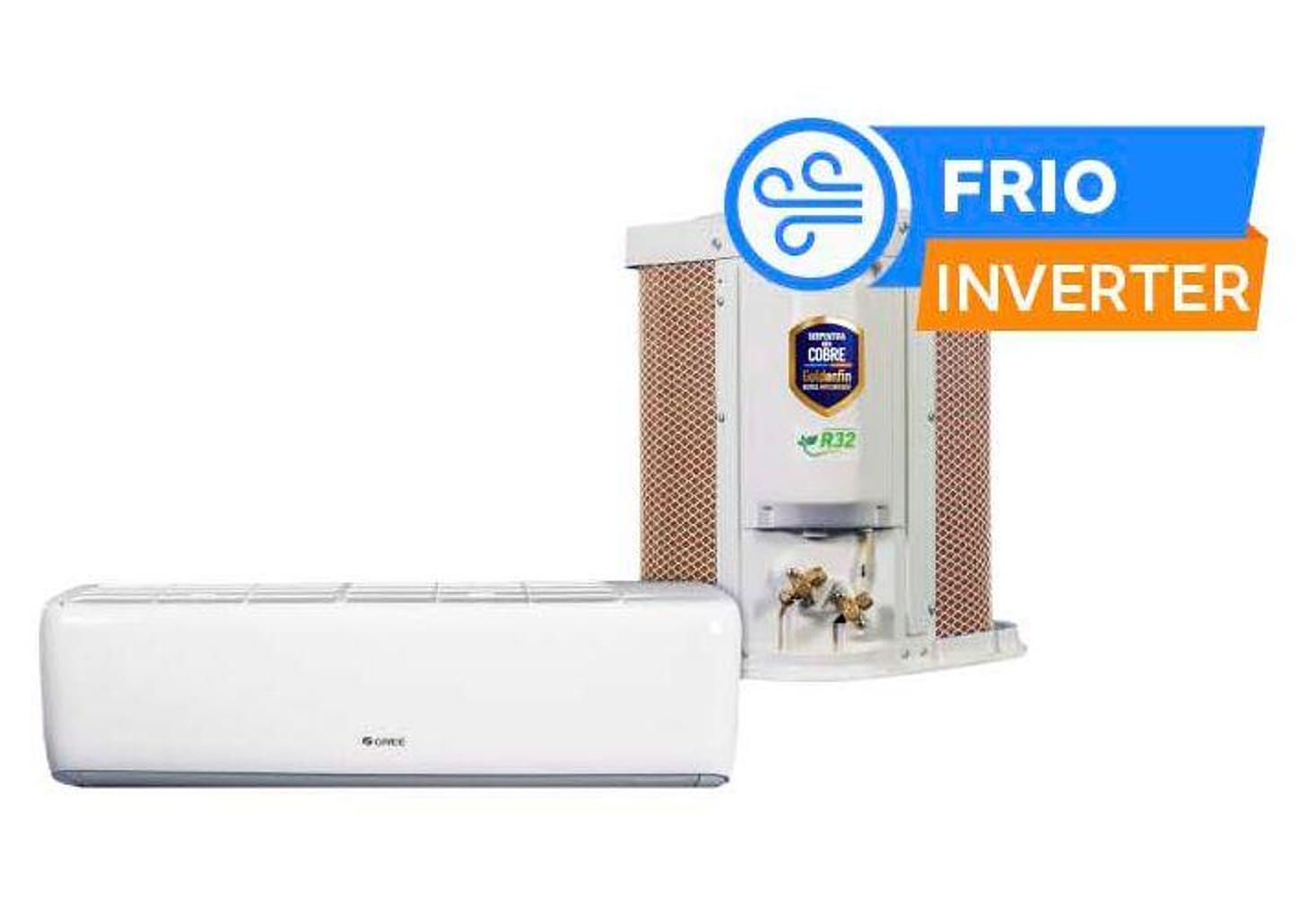 Ar-condicionado Split 9.000BTUs Gree Inverter Frio GWC09ATA-D6DNA2C