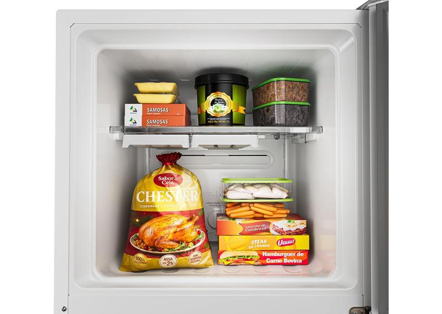 Geladeira/Refrigerador Consul Smart Frost Free Duplex Branca 377L CRM44MBANA