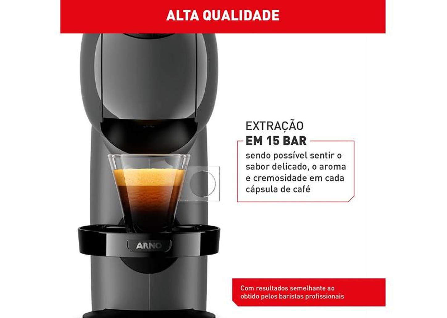 Cafeteira Elétrica Arno Nescafé Dolce Gusto Genio S Basic DGS5 Grafite 1510002355
