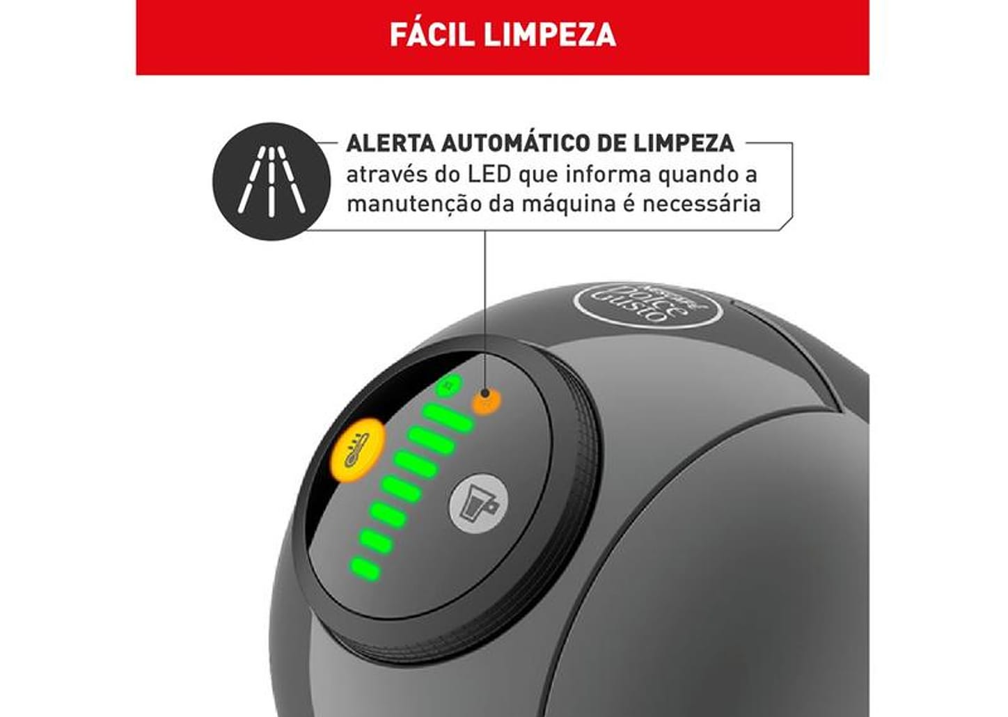 Cafeteira Elétrica Arno Nescafé Dolce Gusto Genio S Basic DGS5 Grafite 1510002355