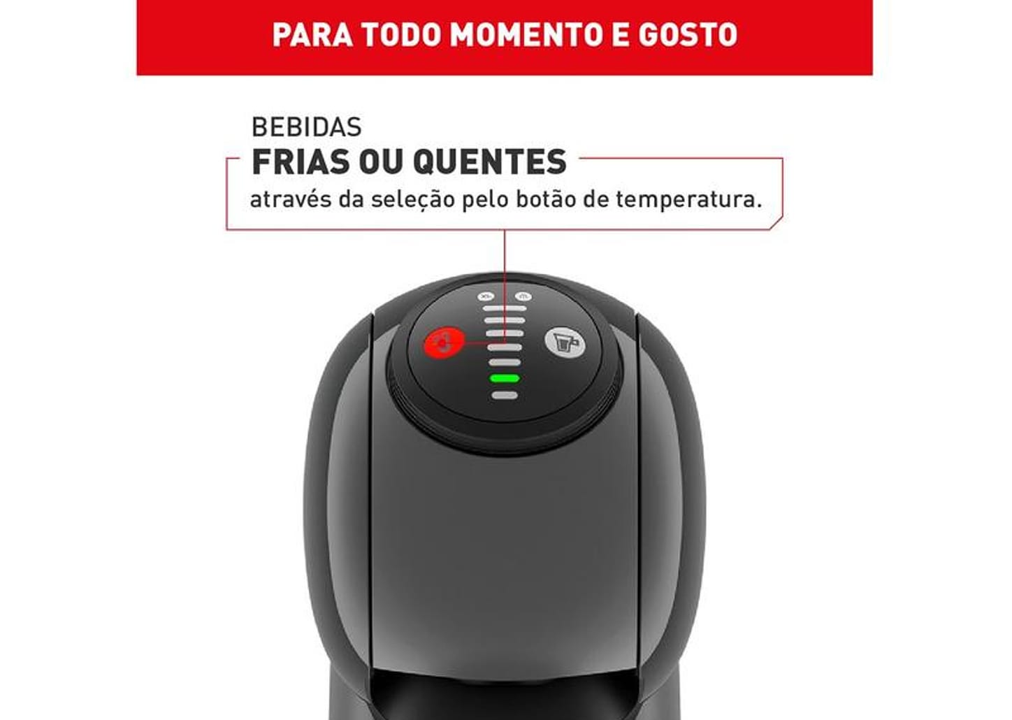Cafeteira Elétrica Arno Nescafé Dolce Gusto Genio S Basic DGS5 Grafite 1510002355