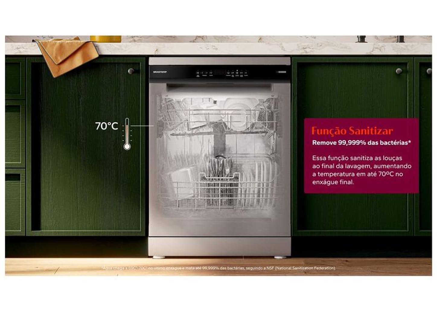 Lava-louças Brastemp 14 Serviços BLF60AR Inox