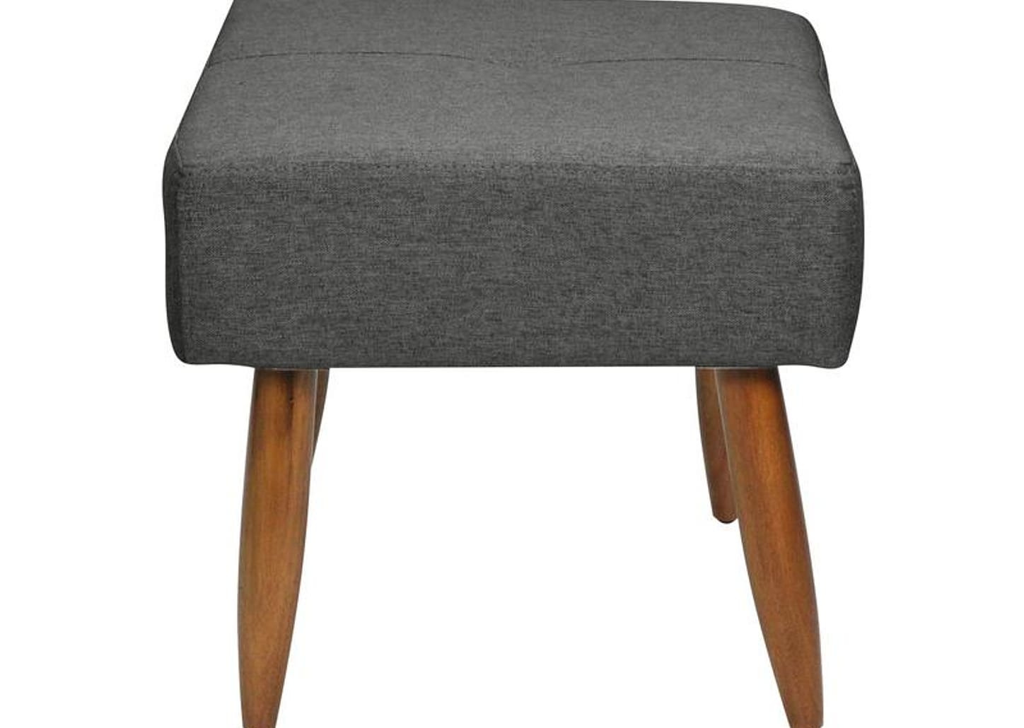 Puff Decorativo Quadrado Chumbo Pequim Matrix