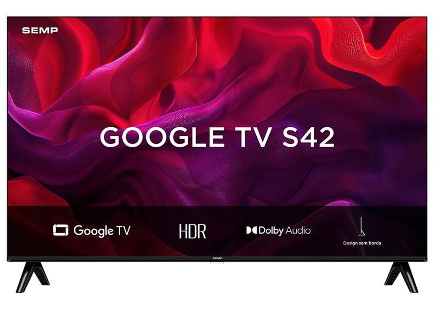 Smart TV 32" TCL HD LED 32S42 Google TV 2 HDMI