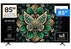 Smart TV 85" TCL UHD 4K MINILED 85C6K 120Hz Google TV AiPQ Pro Google Assistente 4 HDMI 2 USB