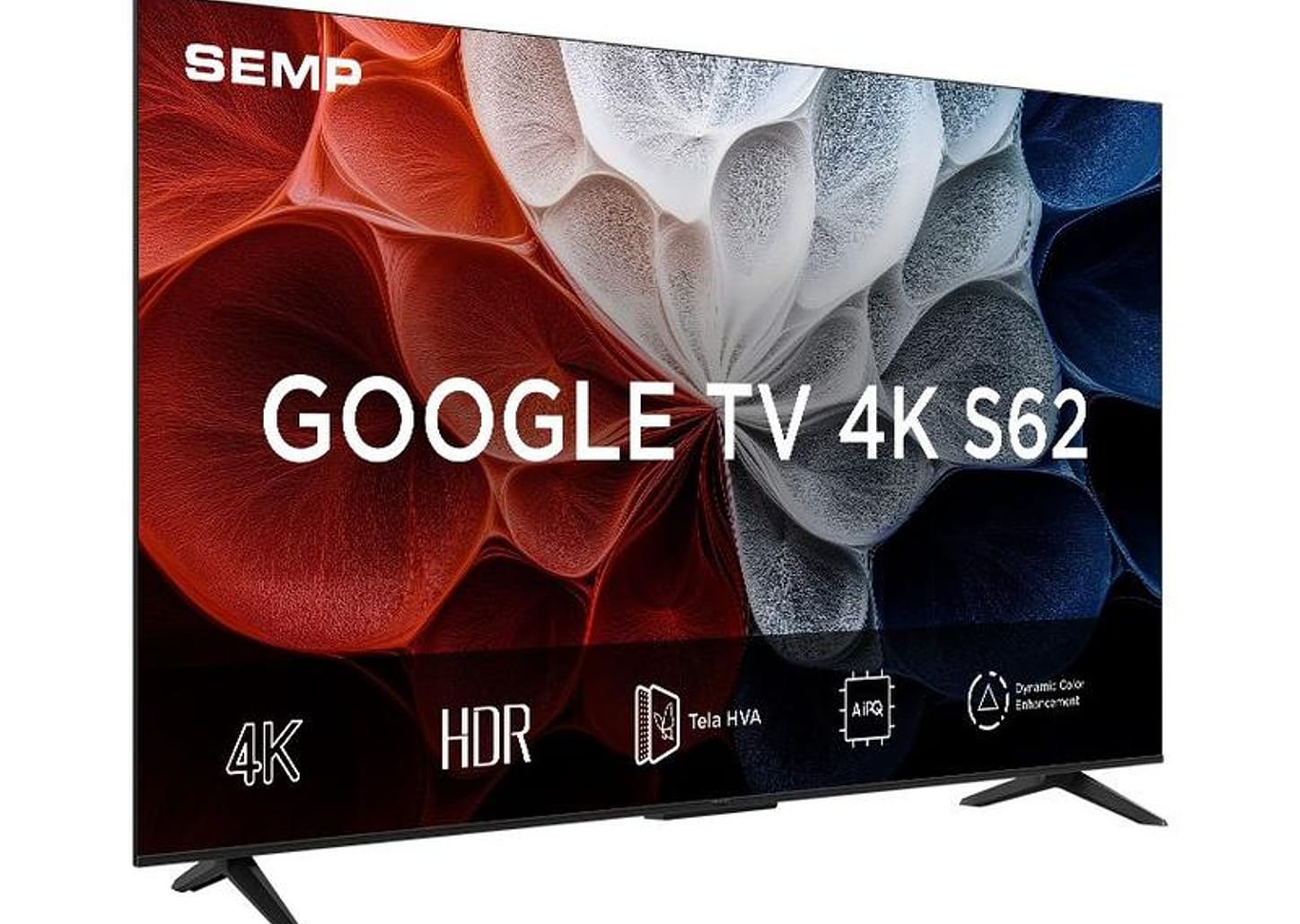 Smart TV 50" TCL 4K UHD LED 50S62 Google TV AiPQ Google Assistente 3 HDMI