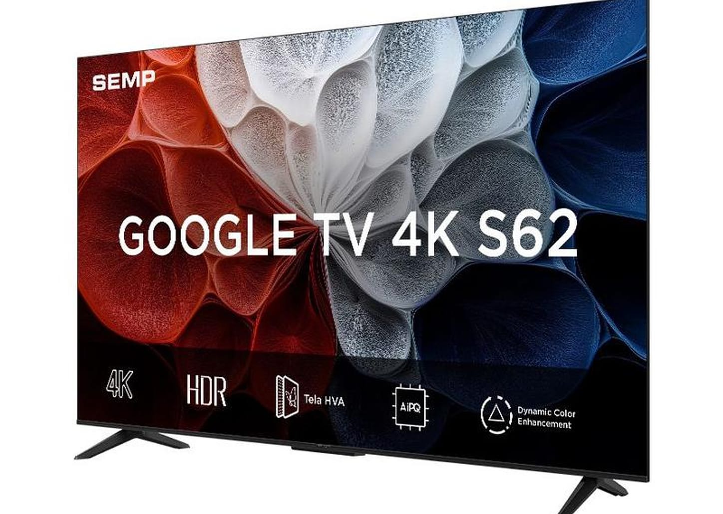 Smart TV 50" TCL 4K UHD LED 50S62 Google TV AiPQ Google Assistente 3 HDMI