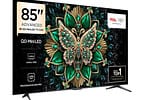 Smart TV 85" TCL UHD 4K MINILED 85C6K 120Hz Google TV AiPQ Pro Google Assistente 4 HDMI 2 USB