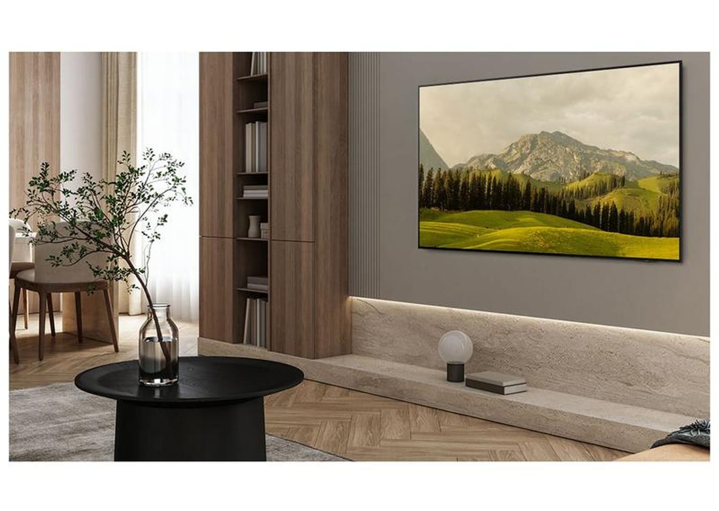 Smart TV 55" Samsung 4K OLED S85F QN55S85FAGXZD 120Hz Tizen NQ4 AI Gen2 Bixby Alexa 4 HDMI