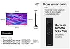Smart TV 100" Samsung 4K Neo QLED QN80F QN100QN80FGXZD 120Hz Tizen NQ4 AI Gen2 Bixby Alexa 4 HDMI