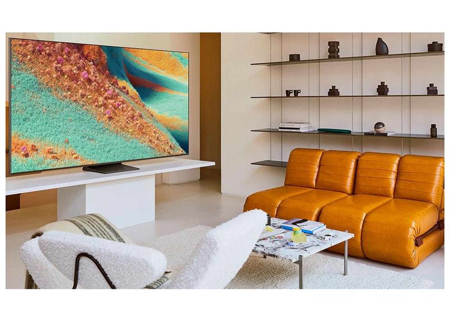 Smart TV 75" Samsung 4K Neo QLED QN85F QN75QN85FAGXZD 120Hz Tizen NQ4 AI Gen2 Bixby Alexa 4 HDMI