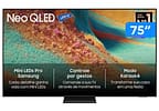 Smart TV 75" Samsung 4K Neo QLED QN85F QN75QN85FAGXZD 120Hz Tizen NQ4 AI Gen2 Bixby Alexa 4 HDMI
