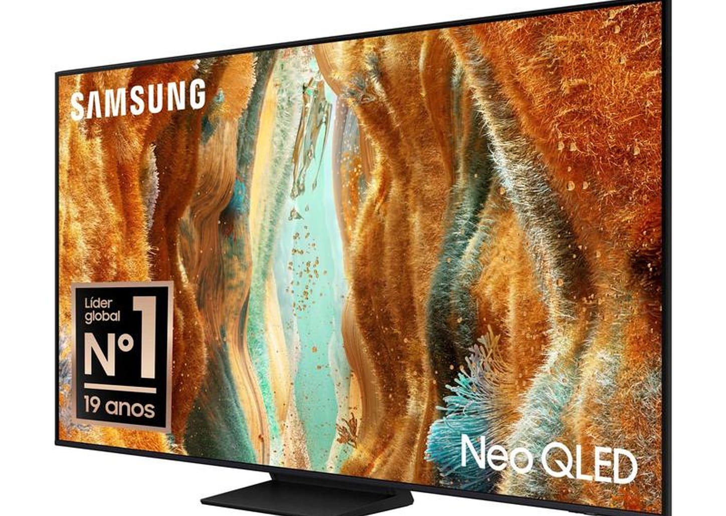 Smart TV 75" Samsung 4K Neo QLED QN70F QN75QN70FAGXZD 120Hz Tizen NQ4 AI Gen2 Bixby Alexa 4 HDMI