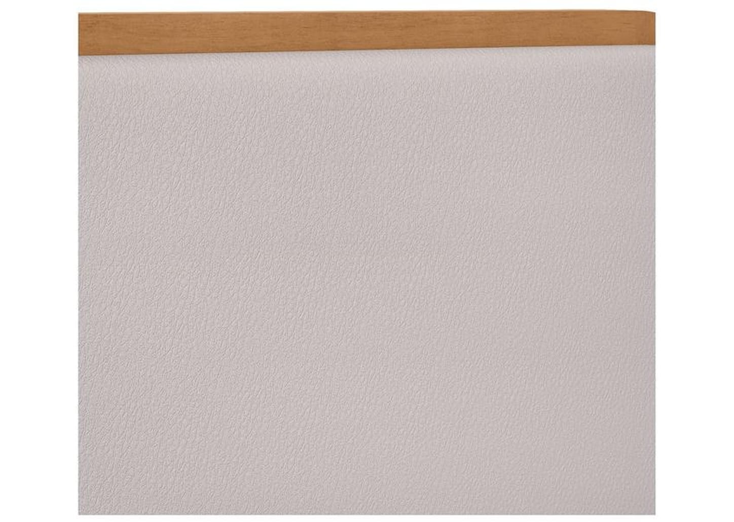 Cama de Casal Móveis Lopas Loop Amêndoa Clean e Corano Bege