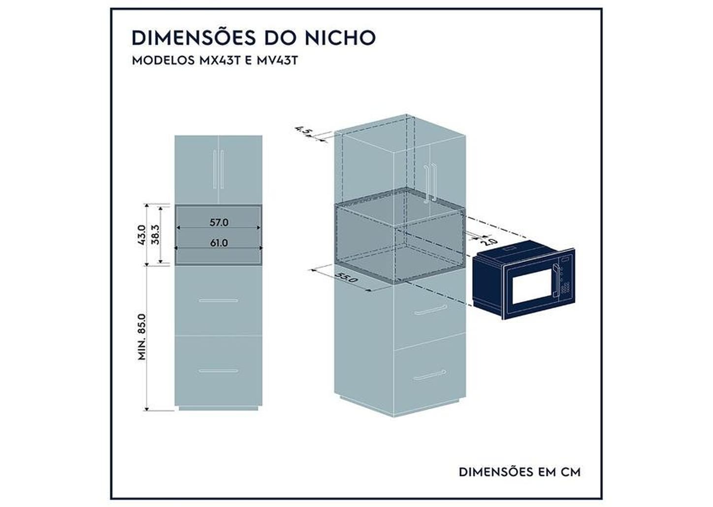 Micro-ondas Electrolux 34L Preto MV43T