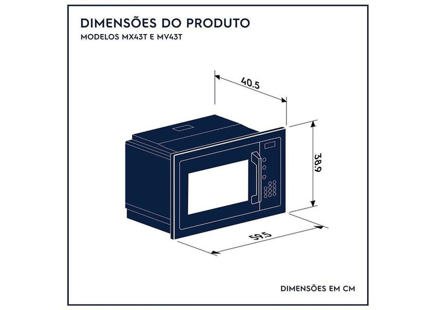 Micro-ondas Electrolux 34L Preto MV43T