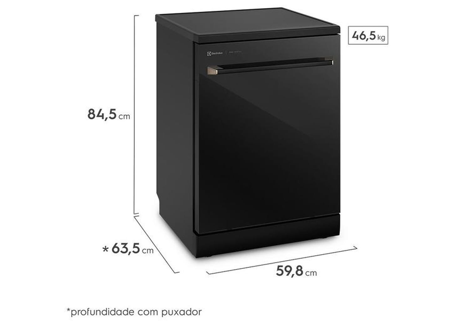 Lava-louças Electrolux 14 Serviços com Função Higienizar Pro Series LP14V Preto