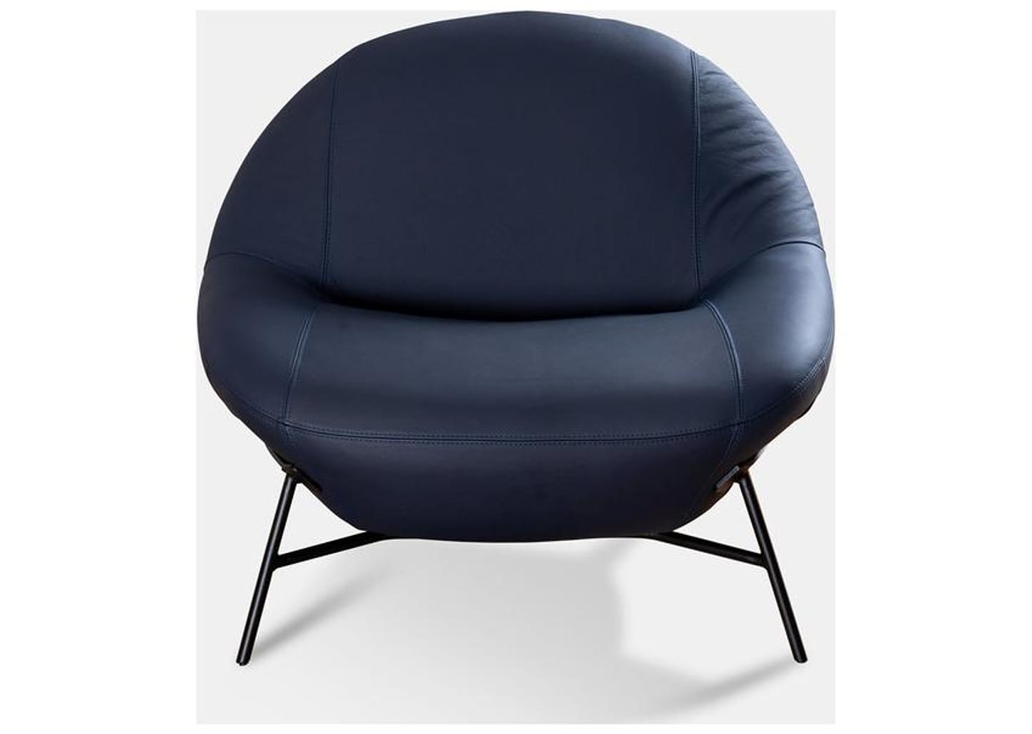 Poltrona Decorativa Moderno Toro Bianco Aba 3076