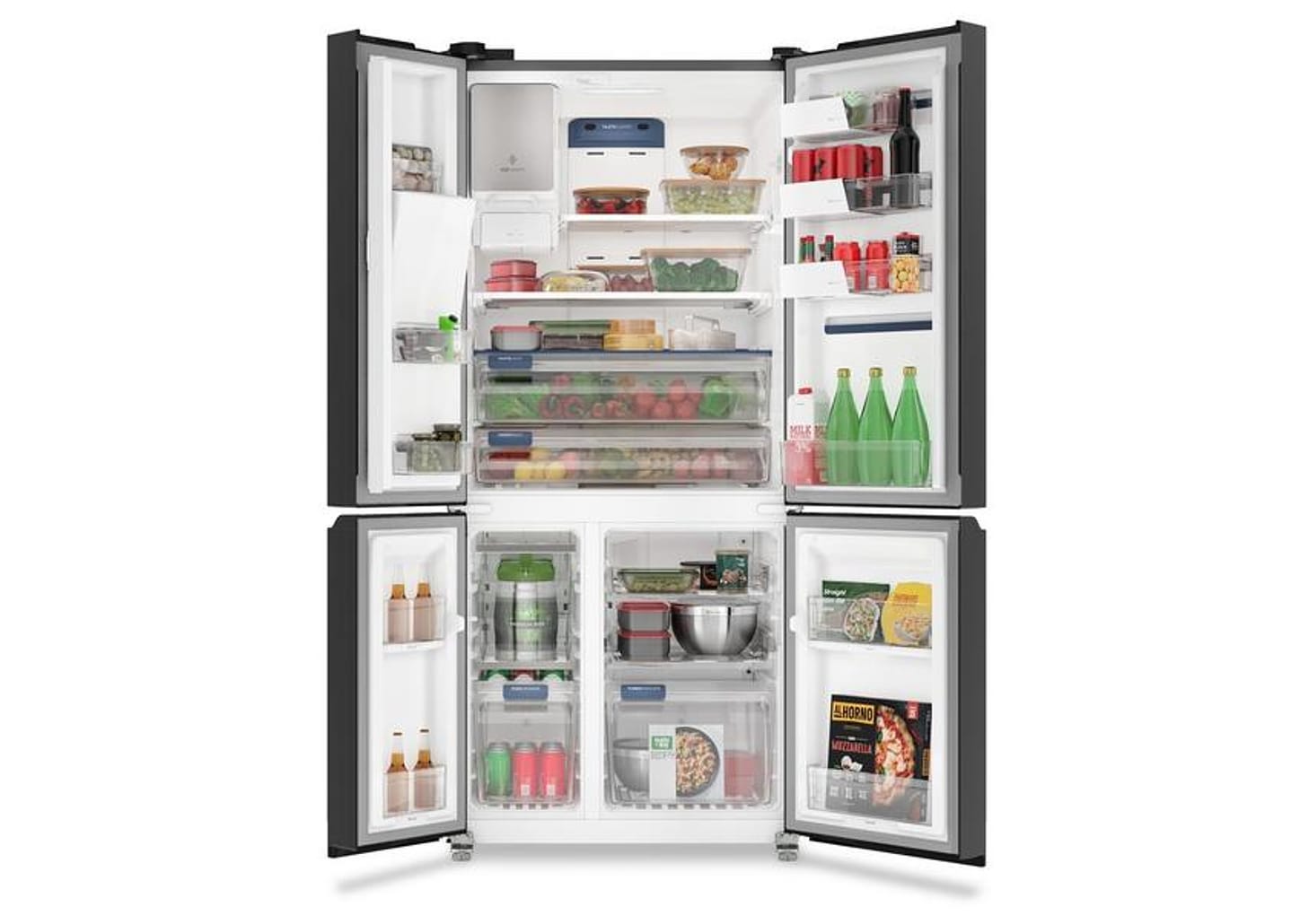 Geladeira/Refrigerador Electrolux Frost Free Side by Side Preto 583L IQ8IB