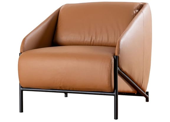 Poltrona Decorativa Toro Bianco Chloe 1020