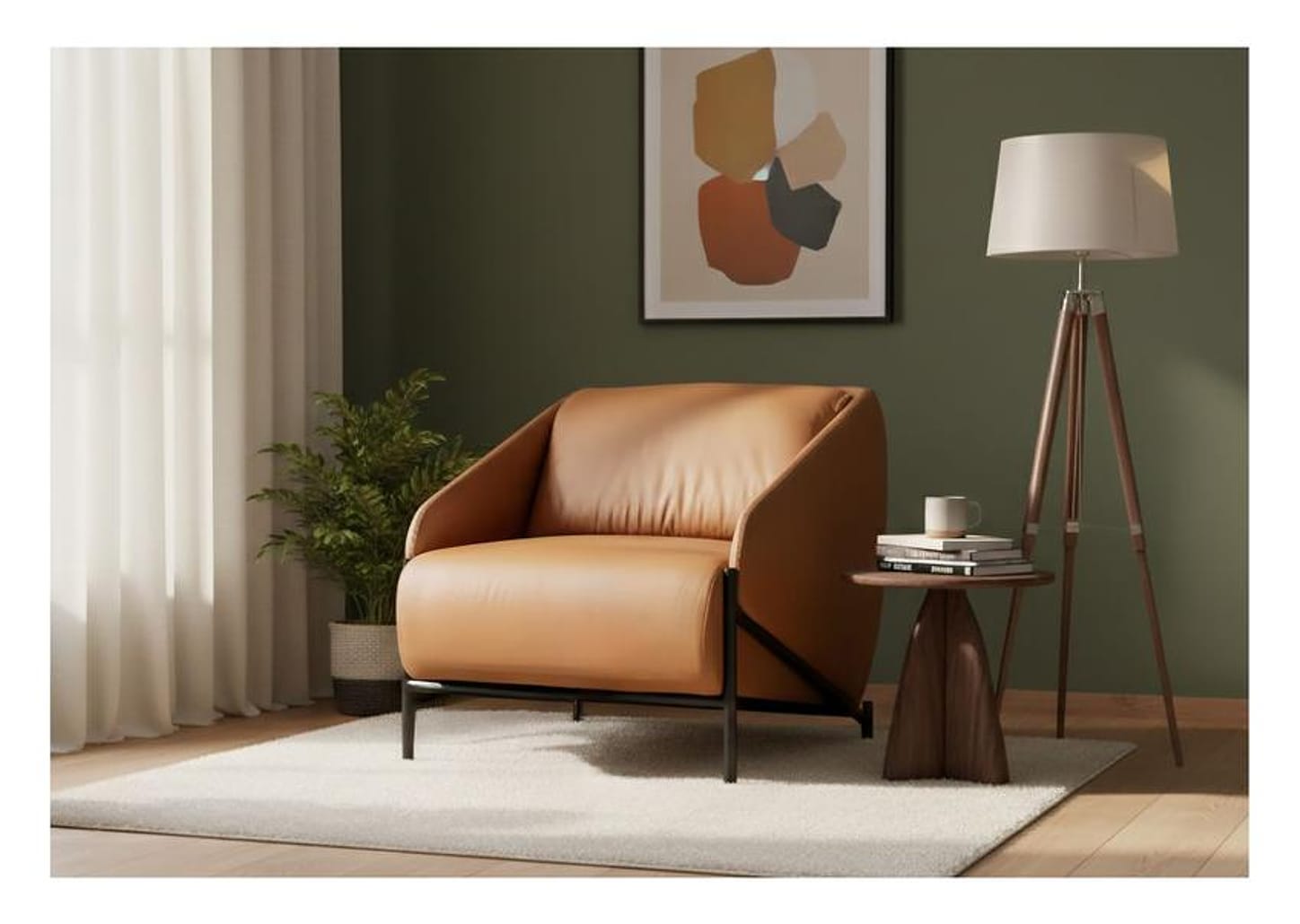 Poltrona Decorativa Toro Bianco Chloe 1020