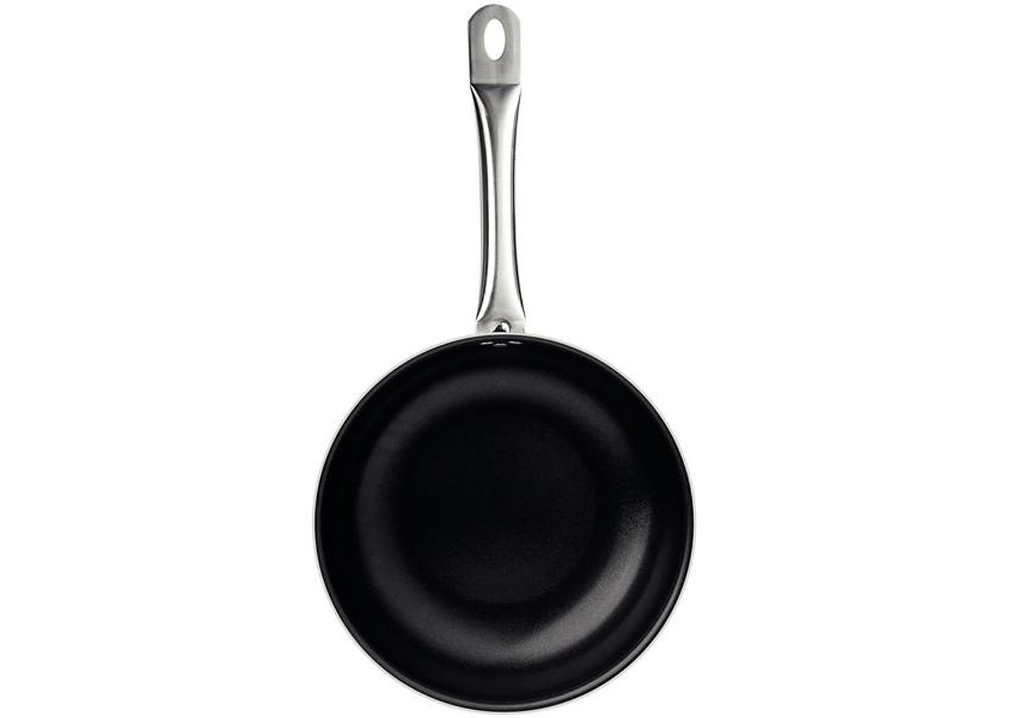 Frigideira Antiaderente Tramontina Funda Piemonte Preta e Inox 28cm