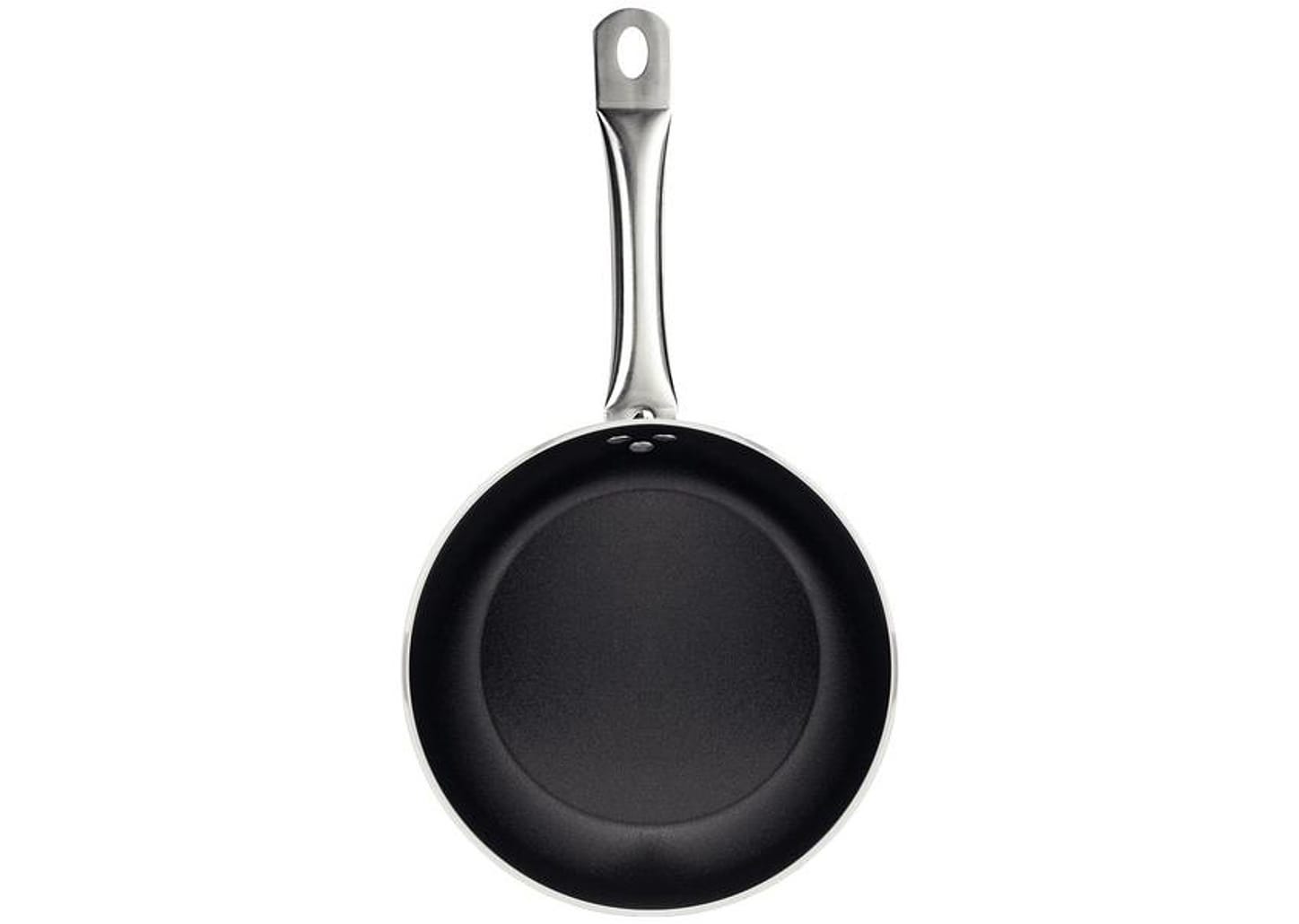 Frigideira Antiaderente Tramontina Piemonte Preta e Inox 25cm