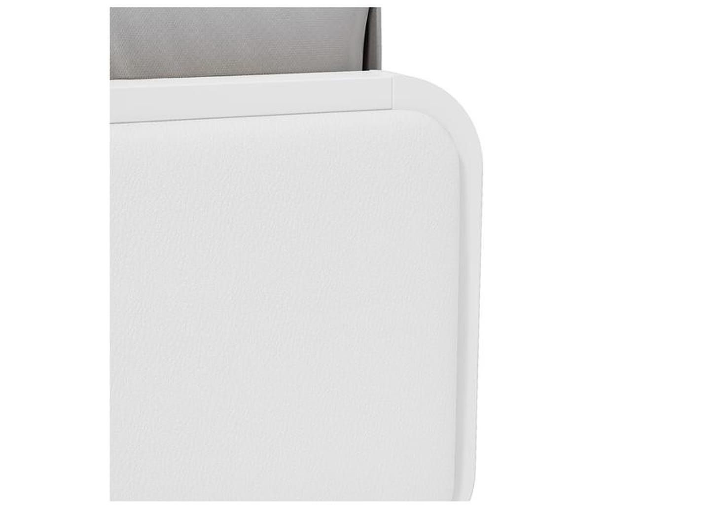 Cama de Solteiro Móveis Lopas Loop Branca