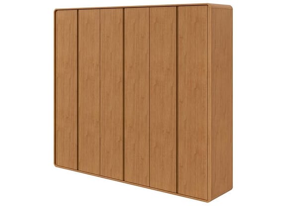 Guarda-roupa 6 Gavetas 6 Portas Móveis Lopas Casal Loop