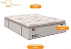 Colchão Casal Sealy de Mola 36x138x188cm Doux Comfort