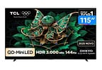 Smart TV 115" TCL 4K UHD QLED Mini LED 115C7K Google TV 2025