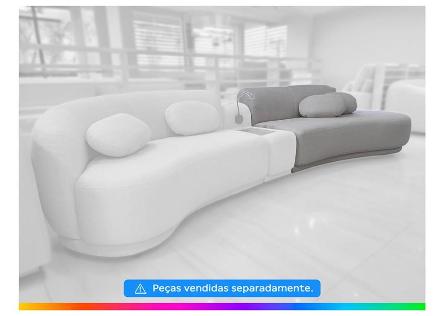 Sofá Linho Braque Proença Martielo Prime