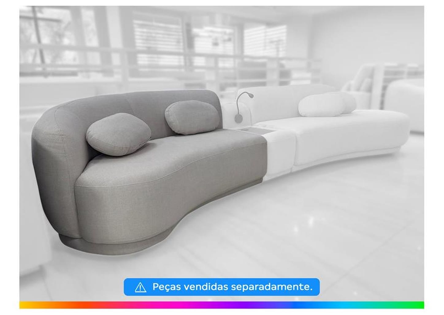 Sofá Linho Braque Proença Martielo Prime