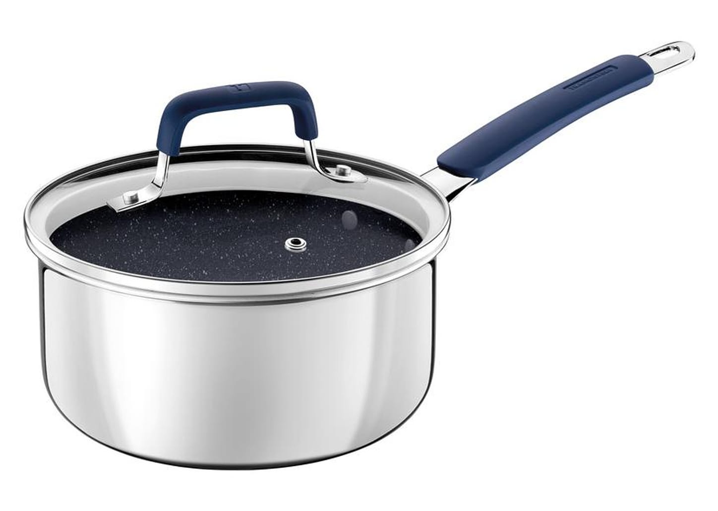 Jogo de Panelas Tramontina Revestimento Cerâmico Preto e Inox 4 Peças Romagna