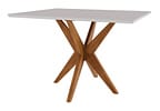 Mesa de Cozinha 4 Cadeiras Retangular Madeira Donna Nesher