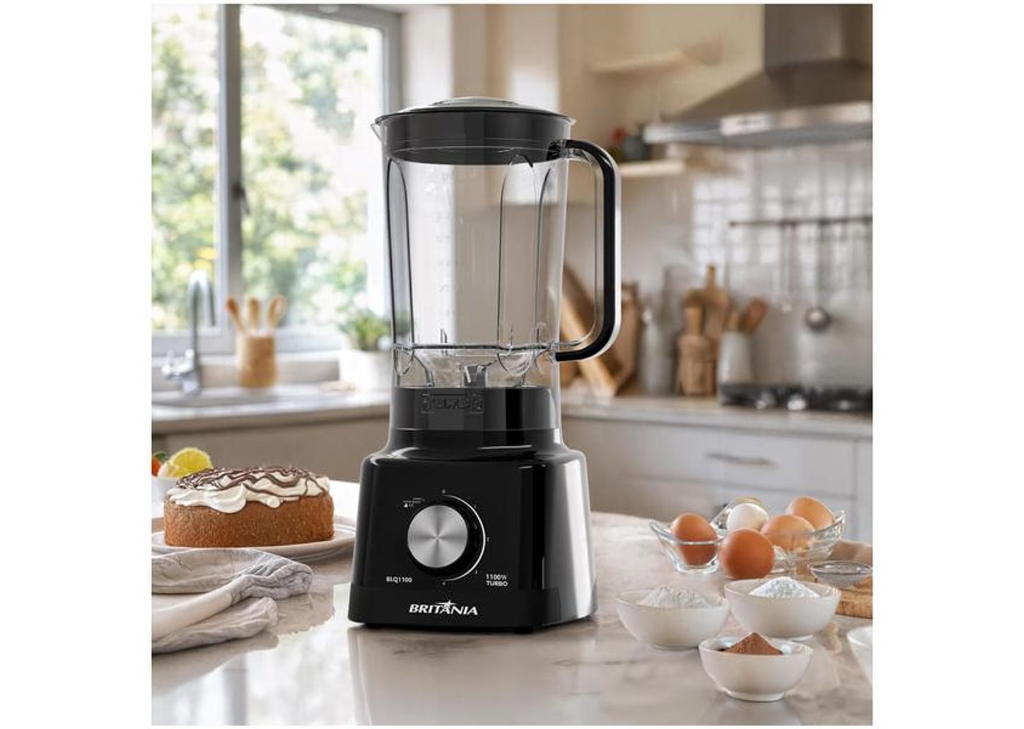 Liquidificador Britânia BLQ1100 1100W 2,7L Preto 33102308