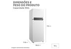 Geladeira/Refrigerador Midea Frost Free Duplex Branco 394L RT533
