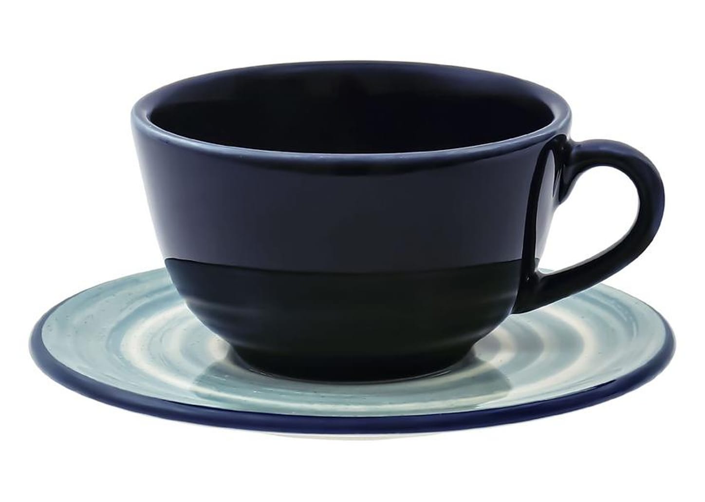 Aparelho de Jantar e Chá 20 Peças Oxford Daily Redondo Azul Unni Oceânica