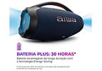 Caixa de Som Aiwa Boombox Light Plus AWS-BBS-01-LBL Bluetooth Ativa Portátil 200W USB