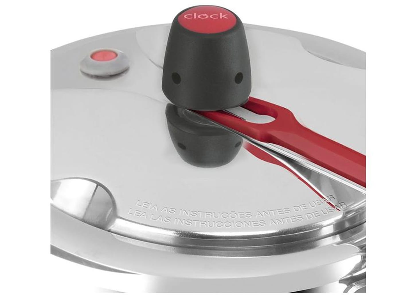 Panela de Pressão Clock 7L Prata Original+