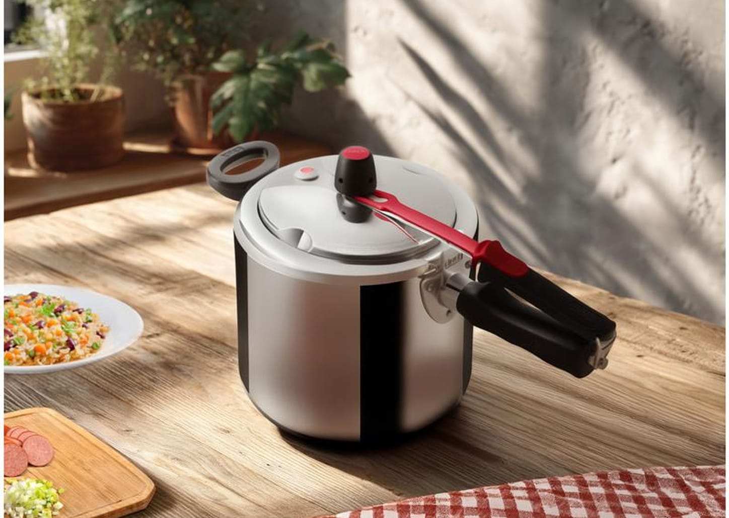 Panela de Pressão Clock 7L Prata Original+